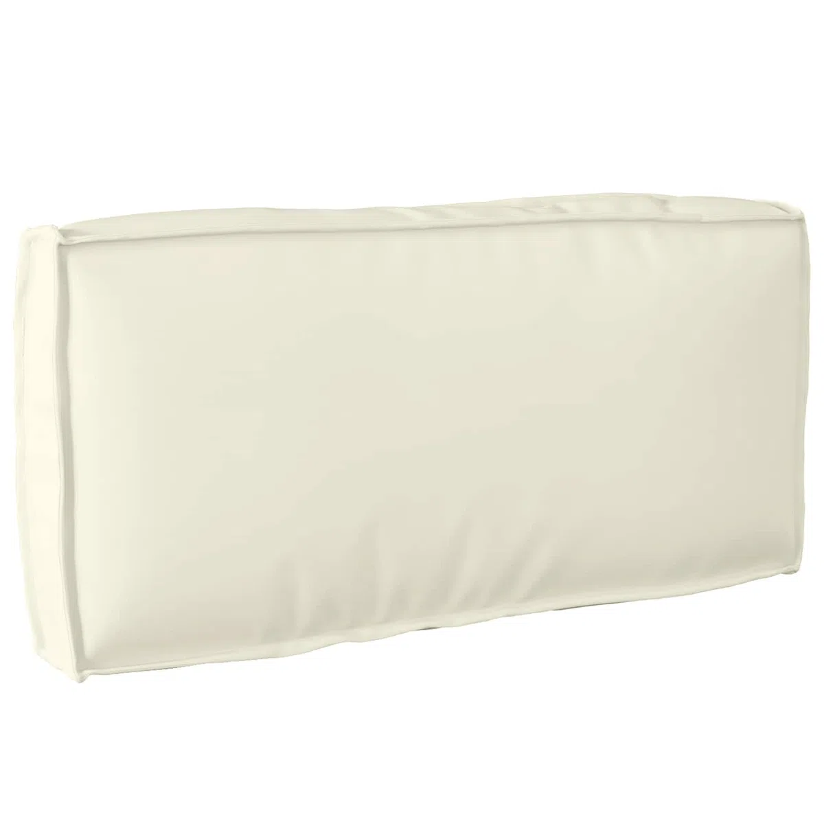 Coussin de palette pour dossier Crème 80x40x12 cm Tissu Oxford