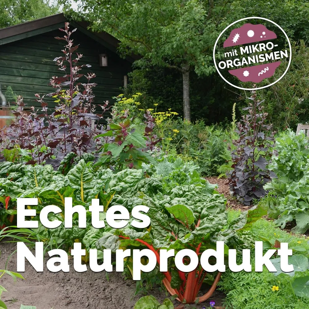 DIMIKRO Bokashi Ferment – Qualité biologique 2,0 kg dans un seau hermétique pratique – Aide à la fermentation pour seau Bokashi et compost – Élimine les odeurs, les moisissures et la pourriture