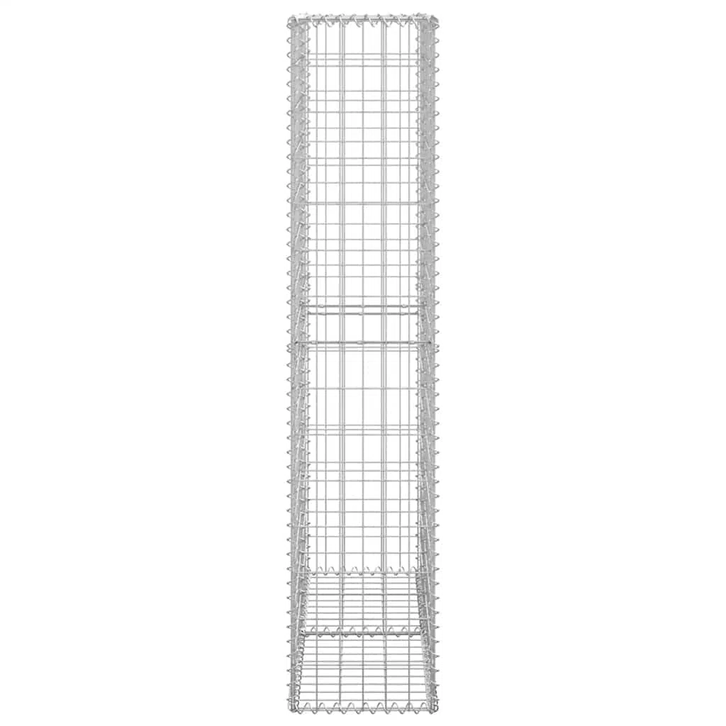 vidaXL Panier de Gabion avec Couvercle Fil Galvanisé 150x100x30 cm