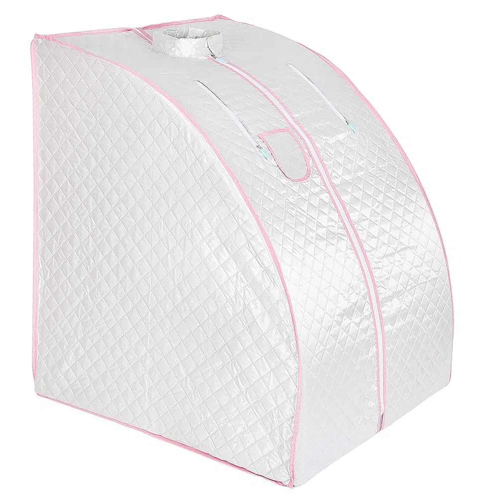 Sauna à Vapeur et Cabine, Tente de Sauna Pliable Isolante à Quatre Couches et Générateur de Vapeur de Sauna 1.8L 1000W pour Bain de Sauna, Amincissement, Détoxification, Thérapie Corporelle