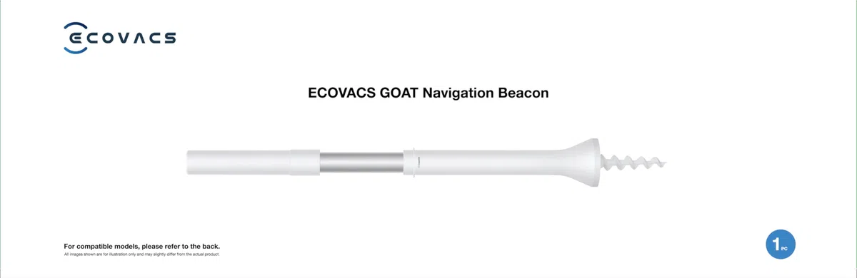ECOVACS Goat O1200 RTK Robot Tondeuse (Navigation Beacon)