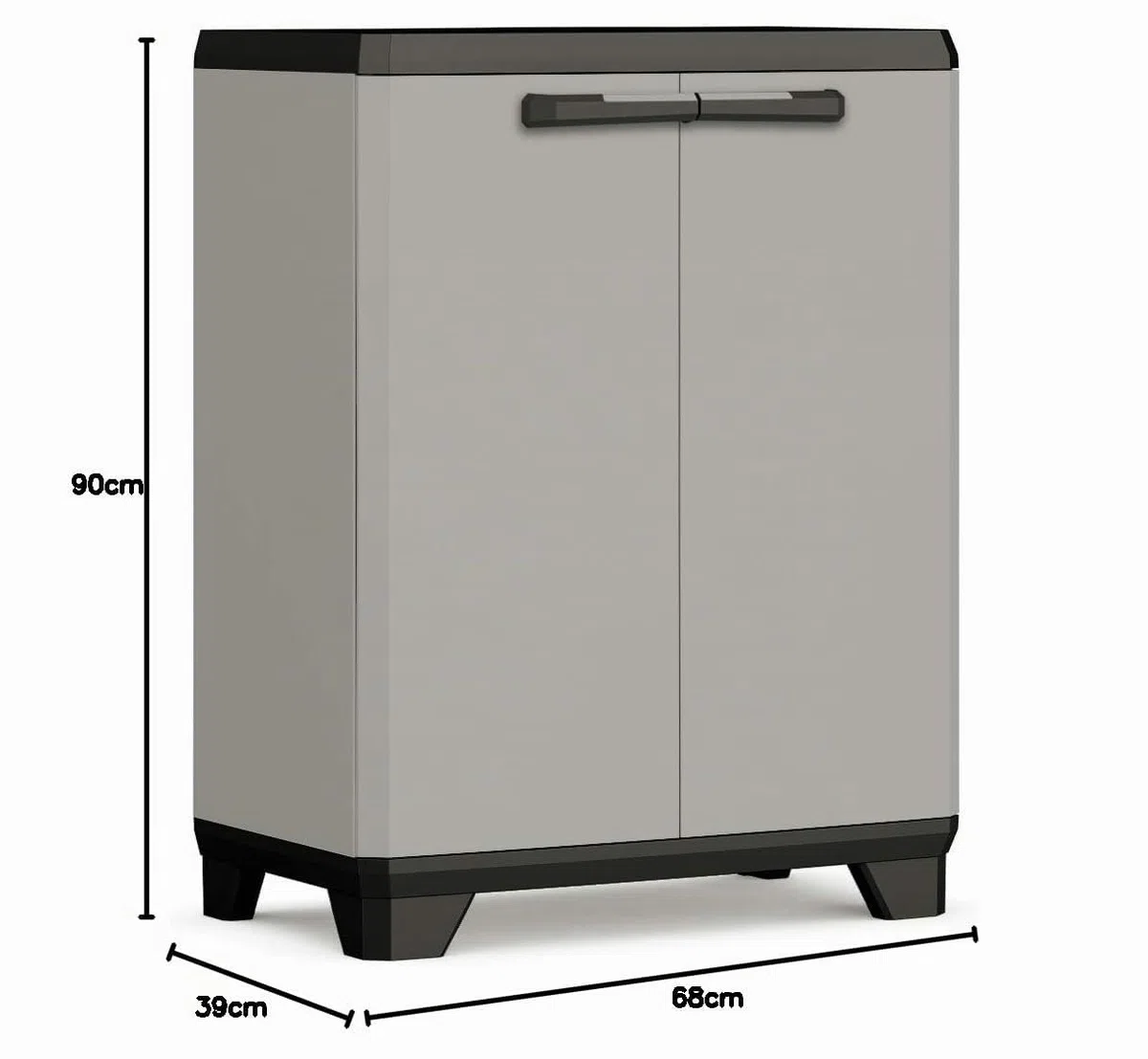Keter 250247 Armoire Basse Gris