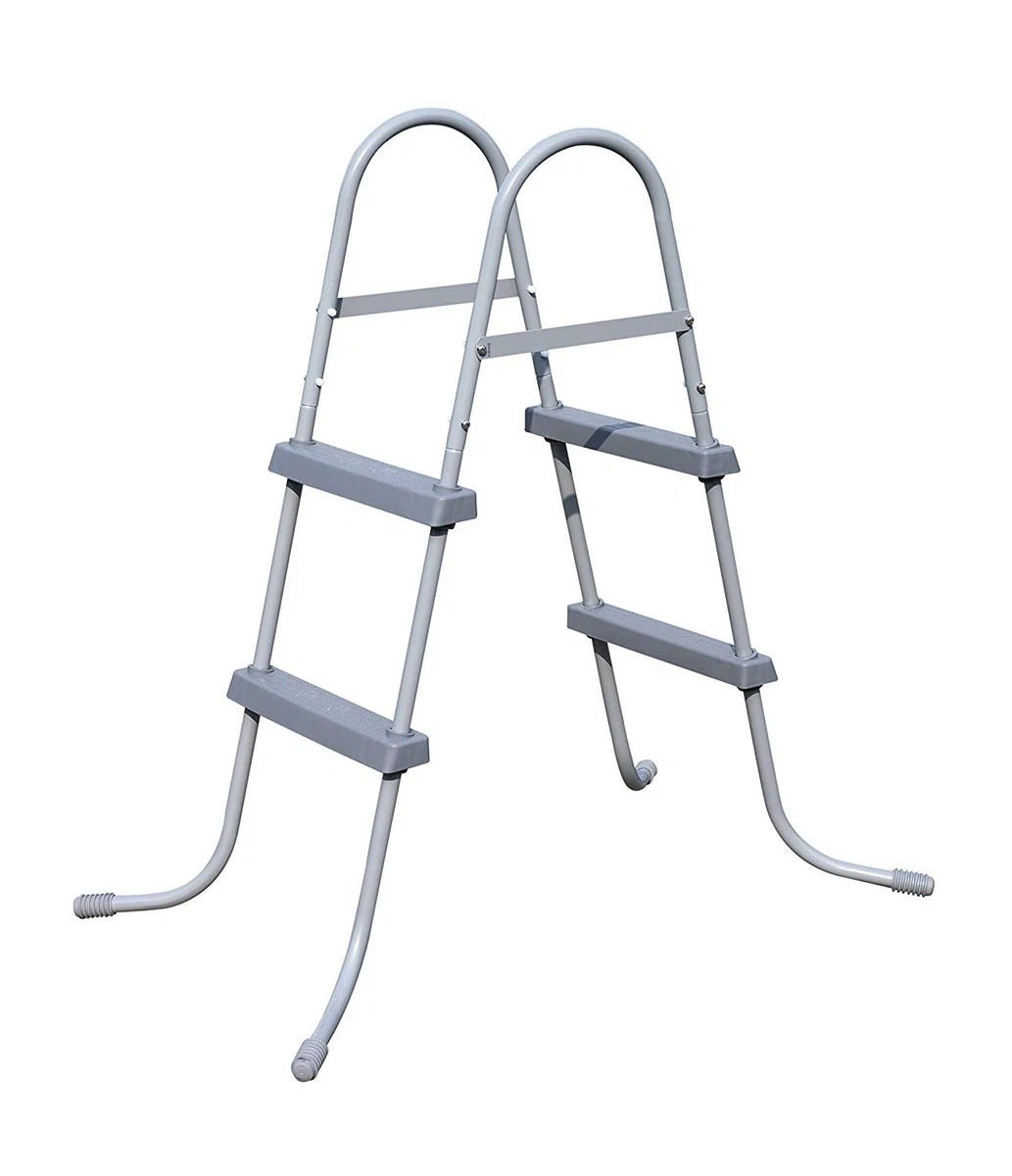 Bestway Échelle de Piscine 2 Niveaux 76-84cm Ultra-Frame Quick-Up