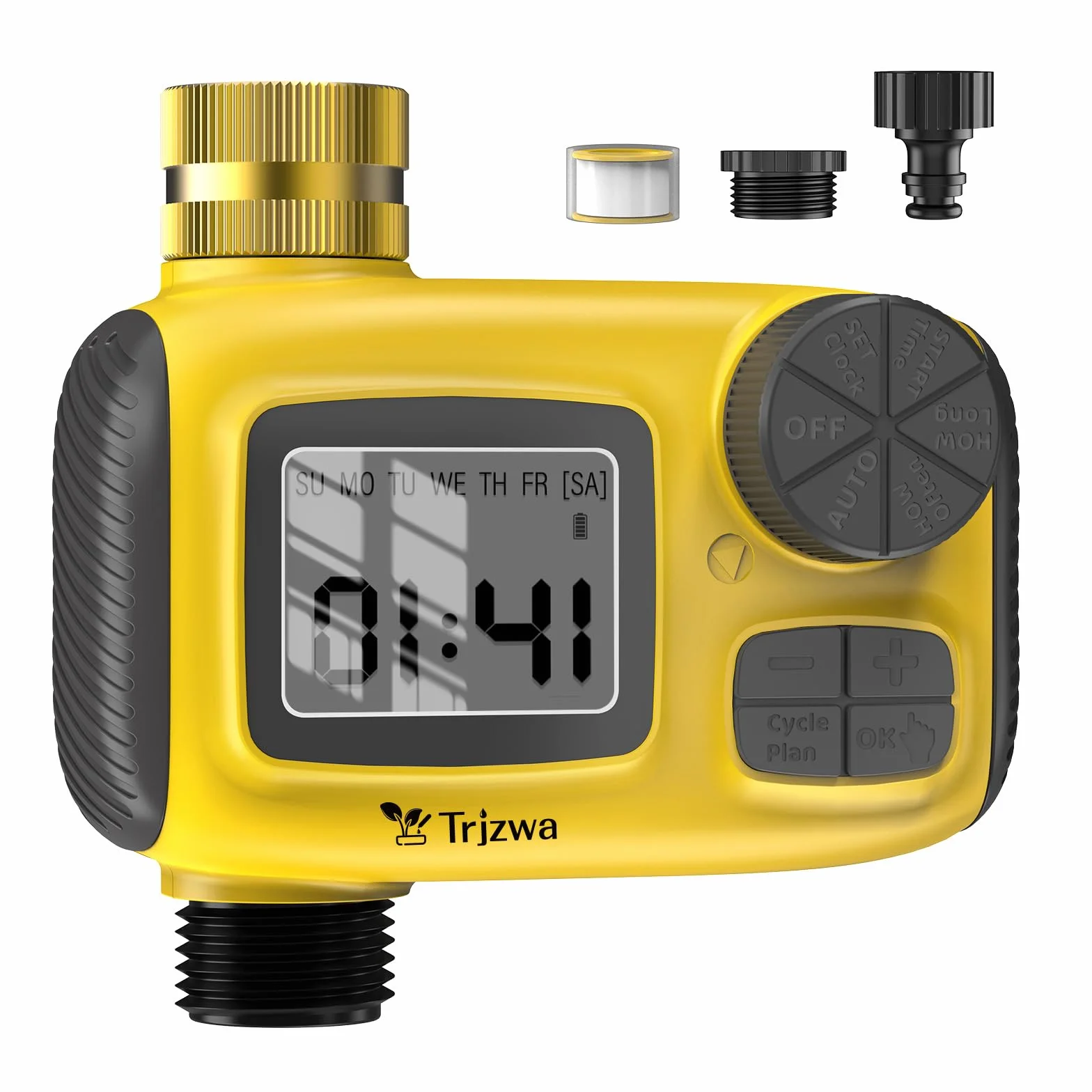 Programmateur Arrosage Automatique, 2024 Le Nouveau Minuteur Arrosage Automatique AVCE Écran LCD Bouton Manuel pour Un Réglage Facile Applicable de Arrosage Système pour Pelouse et Jardin