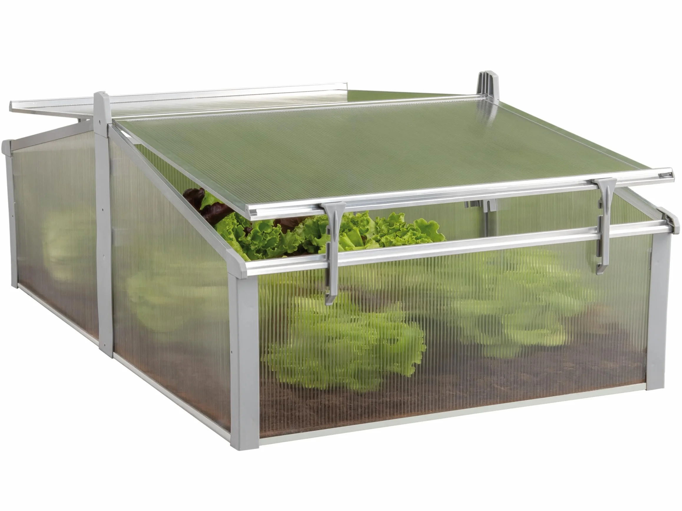 JUWEL Comfort 20221 Easy-Fix 120/100 Lit Double pour Plantes avec Fixation de fenêtre 120 x 100 cm, Gris