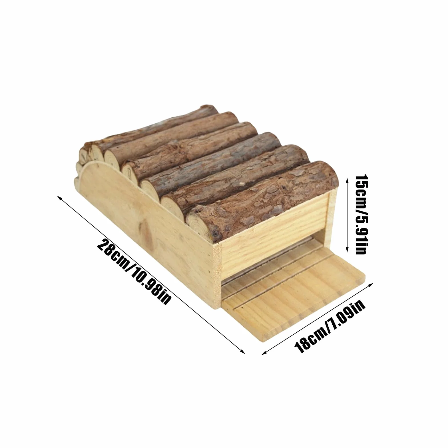 Maison pour chauve-souris en bois résistant aux intempéries | Grand abri compact pour jardin et cour