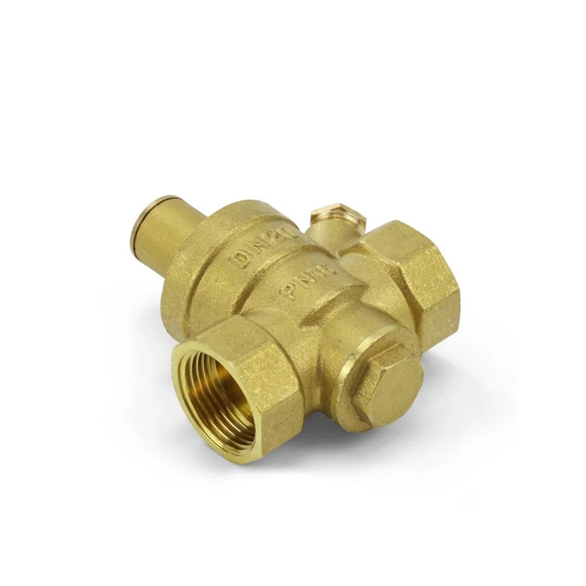 Réducteur de Pression d'Eau Professionnel Vanne de réduction de pression d'eau du robinet en laiton à filetage mâle/femelle 1/2" 3/4" 1" 2" DN15/DN20/DN32/DN50 pour Réguler La Pression(DN40 Female)
