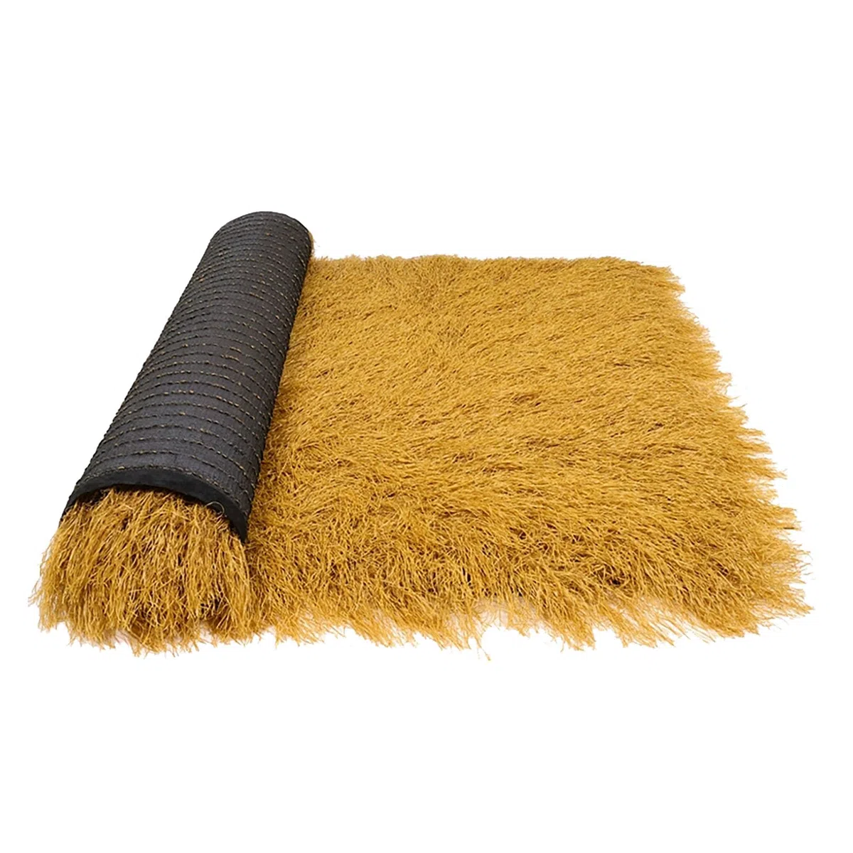 Toit D'herbe De Chaume Synthétique, Artisanat De Bricolage D'art Commercial, Toit De Chaume Palapa, Rouleau De Paille Mexicaine Artificielle Jaune, Toit De Chaume Palapa(Size:1.64ft*6.56ft(0.5m*2m))