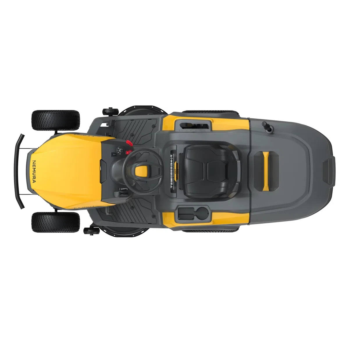 Nemura Tracteur Tondeuse Autoportée 547cc - Coupe 95 cm - Transmission Hydrostatique - Éjection Arrière - Jardin Grande Surface Jusqu’à 15 000 m² - Confort et Performance - Marque Française
